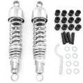 Chrome Performance Rear Shocks Eye to Eye 325mm 12 3/4" Length Preload Adjust