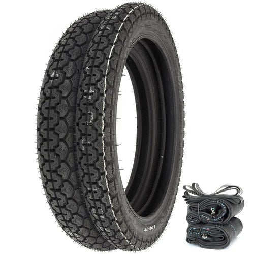 Dunlop K70 Tire Set - Honda CB450 CB500 CB750 - Tires Tubes and Rim Strips