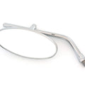Universal Chrome Oval Shaped Mirror 10mm Left Right Honda Kawasaki Suzuki Yamaha