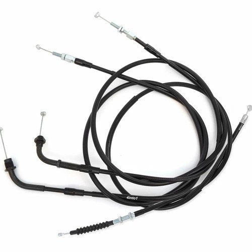 Cable Set Push Pull Throttle + Clutch Cables Honda CB400 CB450 Hawk CB450SC 80's
