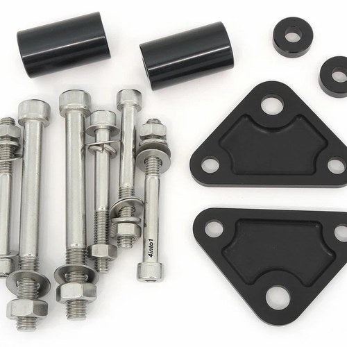 TTR400 Front Motor Mount Set - Black - Honda - CB500K Four CB550F CB550K