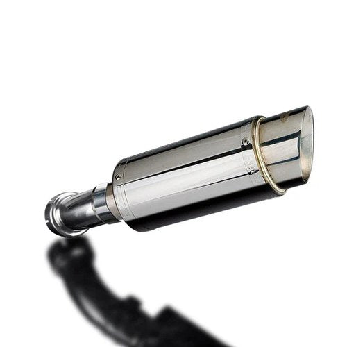 Delkevic Mini 8" Stainless Slip-On Round Muffler - BMW R Nine T - 14-19 Exhaust
