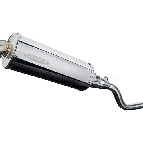 Delkevic 14" Stainless Steel Oval Muffler - Kawasaki KLX250 09-20 KLX300 21-25