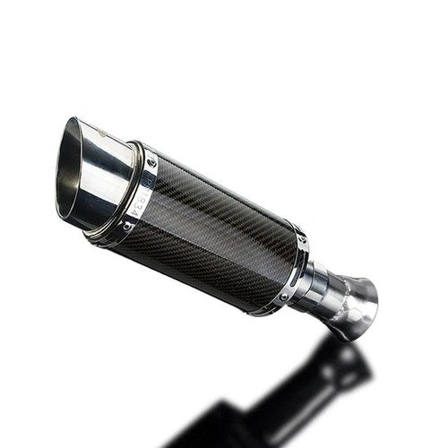 Delkevic 8" Carbon Slip-On Round Muffler - KTM 1290 Super Duke - 14-19 Exhaust