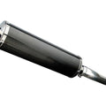 Delkevic 18" Carbon Fiber Slip-On Oval Muffler - Yamaha TDM850 - 91-01 Exhaust