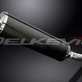 Delkevic 18" Carbon Oval Muffler - Kawasaki Versys 1000 - 10-14 Exhaust