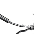 Delkevic 4-1 Stainless Header 14" Carbon Muffler Kawasaki ZRX1100/1200 99-05