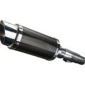 Delkevic 8" Carbon Fiber Slip-On Round Muffler Honda NC700 NC750 - 12-21 Exhaust
