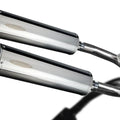 Delkevic 18" Stainless Slip-On Oval Mufflers Honda RVT1000R - 00-01 Exhaust
