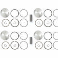 4 Pack Piston Kit - Standard Stock Bore Honda CB550 1974 1975 1976 1977 1978 Set