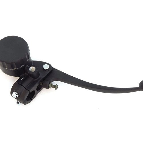 Flat Black Front Brake Master Cylinder Assembly Cafe Racer Custom Motorcycle