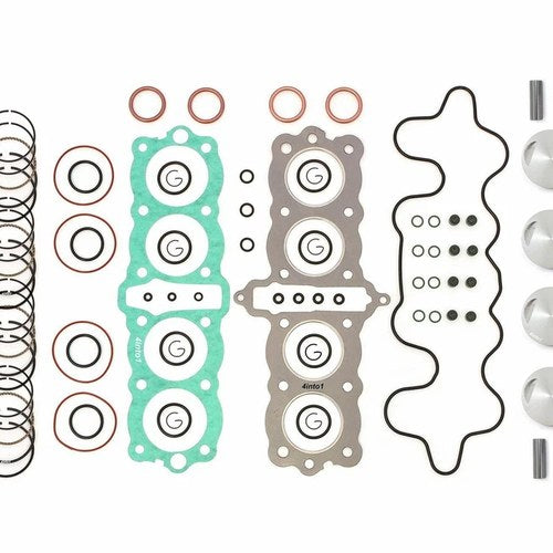 Top End Engine Rebuild Kit w/ .25 Oversize Pistons - Honda CB500K - 1971-1973