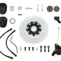 Ultimate Performance Front Brake Kit - Black Brake Line - Honda CB750K 1973-1976