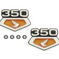 New Side Cover Emblems Left & Right Honda CB350 CL350 Twins 1971 Metal Badge