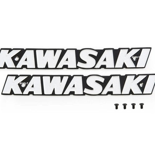 Set of 2 - Gas Tank Emblems - 56014-1006 - Kawasaki KZ750 KZ900 KZ1000 Z1 Badge