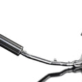 Delkevic 4-1 Stainless Exhaust 14" Carbon Muffler Kawasaki ZRX1100/1200 - 99-05
