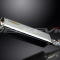 Delkevic 17" Stainless Steel Tri-Oval Muffler - Honda Silver Wing FSC600 - 02-14