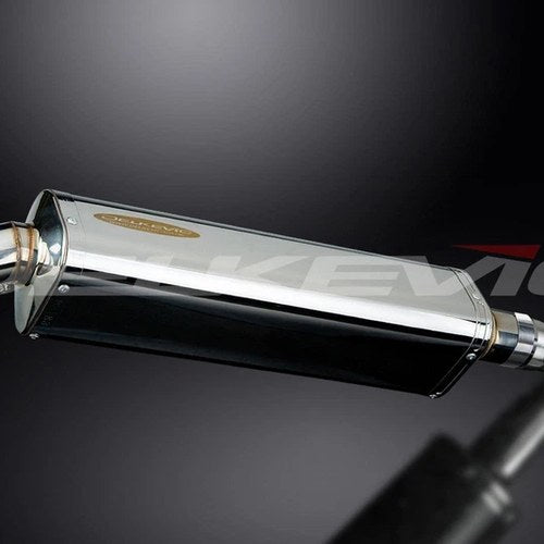 Delkevic 17" Stainless Steel Tri-Oval Muffler - Yamaha YZF-R6 - 06-17 Exhaust