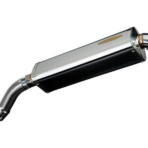 Delkevic 17" Tri-Oval Stainless Slip-On Muffler - BMW F800GT - 13-17 Exhaust