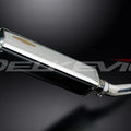 Delkevic 17" Stainless Tri-Oval Muffler - Yamaha YZF600R Thundercat 1995-2007