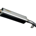 Delkevic 17" Stainless Tri-Oval Muffler - Kawasaki Versys - 15-18 Exhaust