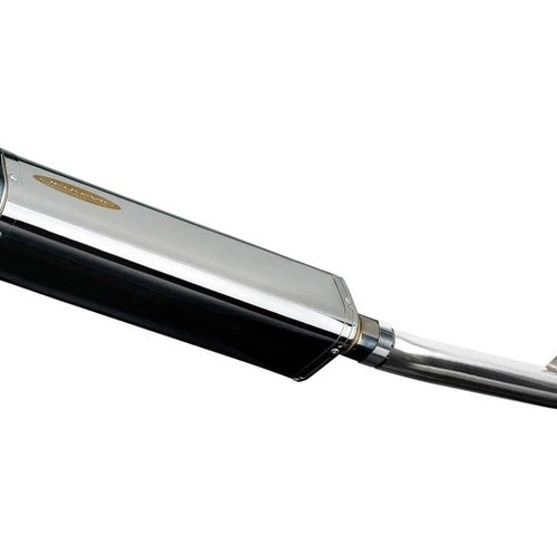 Delkevic 17" Stainless Tri-Oval Muffler - Kawasaki ZX-9R Ninja - 02-03 Exhaust