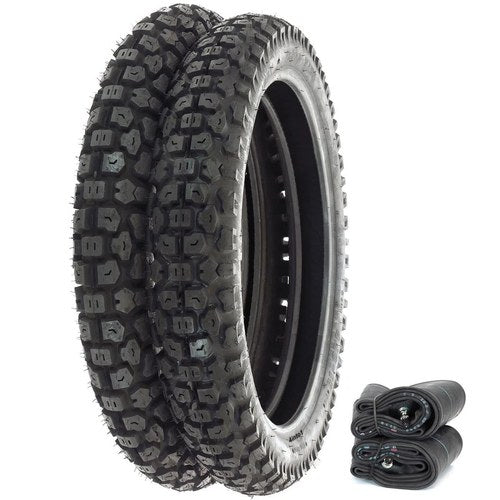 Shinko SR244 Dual Sport Tires & Tubes Set Motocross Honda CRF250L 13-19