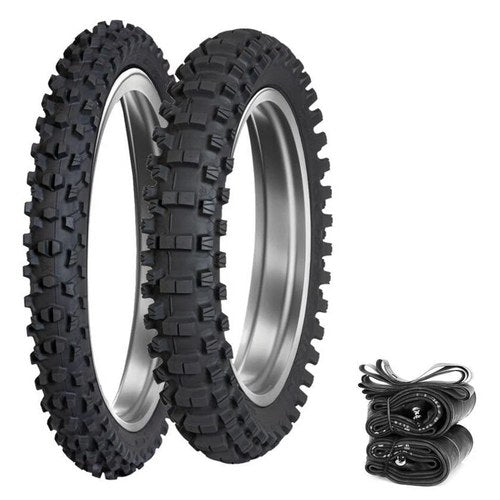 Dunlop Geomax MX34 Tires Tubes Rim Strips Motocross Honda CRF230F 03-09, 12-17