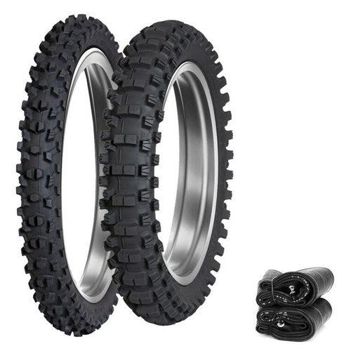 Dunlop Geomax MX34 Tires & Tubes Set Moto Motocross Honda CRF250X 04-17