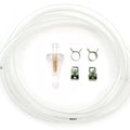 5 Feet 1/4" 6mm Clear Motorcycle Fuel Line Kit with Clear Fuel Filter & Clips