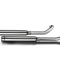 Delkevic Full 2-2 Exhaust 21" Stainless Bull Nose Muffler Yamaha XVS650 - 04-07