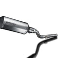 Delkevic 10" Titanium X-Oval Slip-On Exhaust Muffler Yamaha XT225 Serow 86-2007