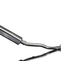 Delkevic Full 2-1 System 17" Stainless Tri-Oval Pipe Kawasaki GPZ500 Ninja 87-09