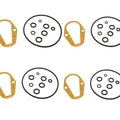 Set of 4 Genuine Honda Carburetor Gasket Sets 16010-323-315 CB500 CB550F CB550K