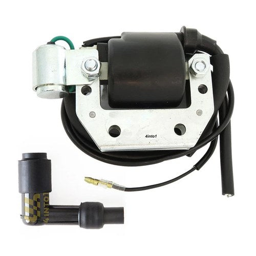 Ignition Coil and Spark Plug Cap Set - Honda XL100 XL125 XL175 MR175 MT125 MT250