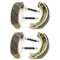 Set of 2 - Ebc Grooved Front and Rear Brake Shoes - 304G - Honda CB125S XR200R