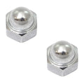 Set of 2 - Genuine Honda Cap Nuts 6mm - 94021-06020 CB125 CA72 CA77 CB450 CB500