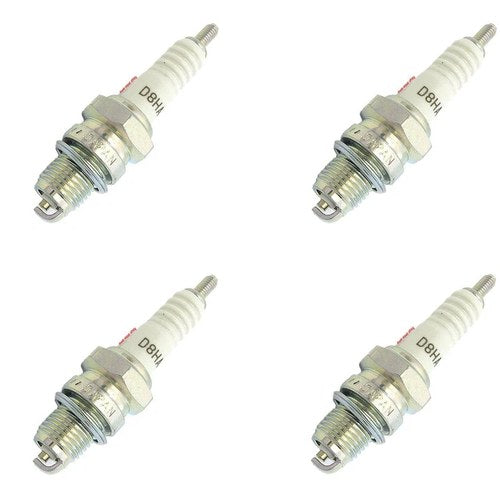 Set of 4 - Ngk D8HA Spark Plugs 7112 Honda CT90 Trail 90 CB175 CL175 SL175 CB77