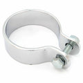 Universal Motorcycle Chrome Exhaust / Muffler Clamp - 1 3/4"