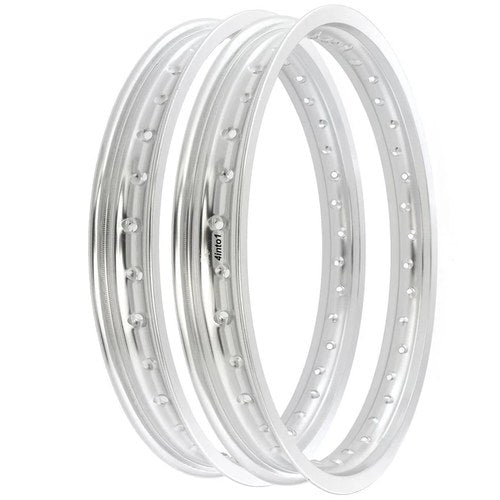 Rising Sun Silver Aluminum Rim Set Honda CL175 CL175K Scrambler 1971 1972 1973