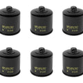 6 Hiflofiltro HF204RC Premium Racing Oil Filter Honda Kawasaki Suzuki Yamaha ATV