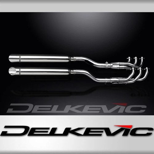 Delkevic Complete 6-2 Exhaust 21" Stainless Muffler - Honda Valkyrie 1997-2004