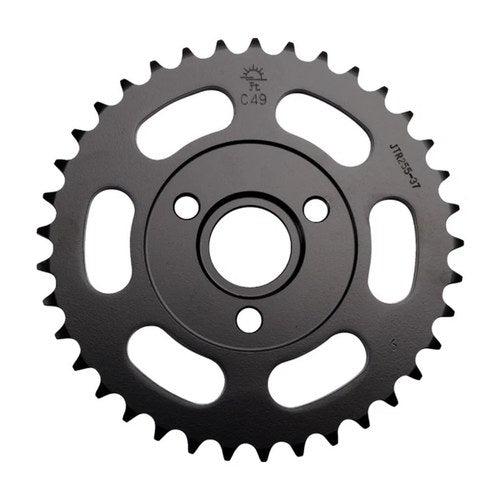 JT Sprockets Steel Rear Sprocket Black 420 Chain 37 Tooth Honda Z50 1972 - 1999