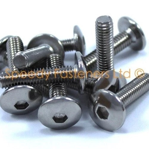 Stainless Steel m6 x 25mm Fairing Bolts Mushroom Button Head Bolt x10 for Suzuki