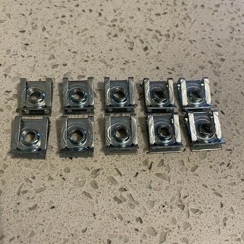 10x m5 5mm Motorcycle Fairing Spring Clip Speed Spire Nuts Clips Panel Fasteners