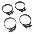 Black Carburetor Clamp 47mm - 50mm Set of 4 Vintage Motorcycle Honda