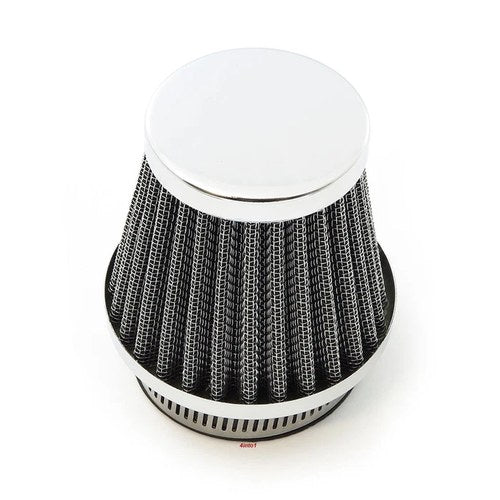 Chrome Motorcycle Air Filter Pod - 42mm - Kawasaki Honda CB650 1979-1980