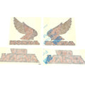 Gas Tank and Side Cover Decal Set - 1984 Honda V30 Magna VF500C Panel Fuel