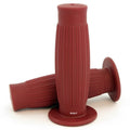 Laguna Grips - Oxblood - 7/8" - Vintage Motorcycle Cafe Brat Chopper Bobber