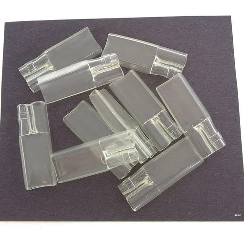 Clear Insulator - Triple Female 3.5mm Bullet Terminal - 10 Pack Wire Connector